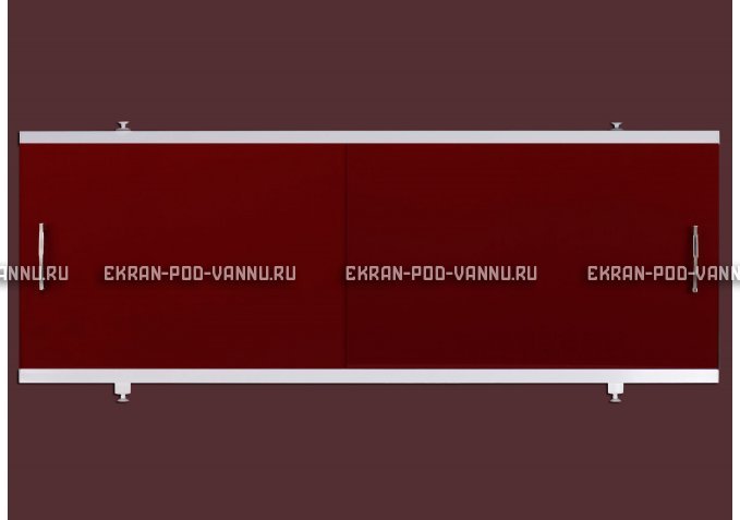 Экран EUROPLEX Универсал бордо под трубы – купить по цене 6250 руб. в интернет-магазине в городе Саранск картинка 1