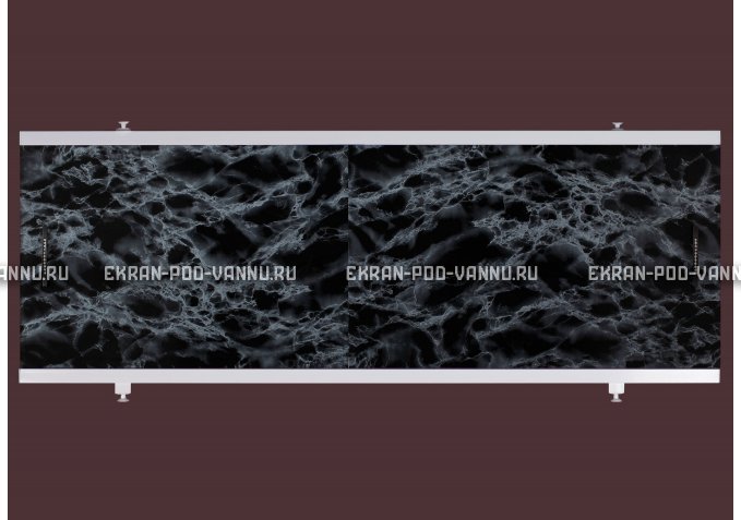 Экран EUROPLEX Универсал черный мрамор – купить по цене 6250 руб. в интернет-магазине в городе Саранск картинка 1