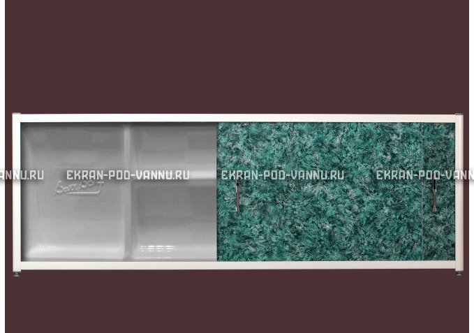 Экран с полкой - Малахит – купить по цене 6280 руб. в интернет-магазине в городе Саранск картинка 1