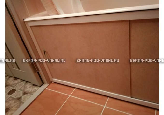 Раздвижной экран EUROPLEX Комфорт бежевый – купить по цене 6750 руб. в интернет-магазине в городе Саранск картинка 2