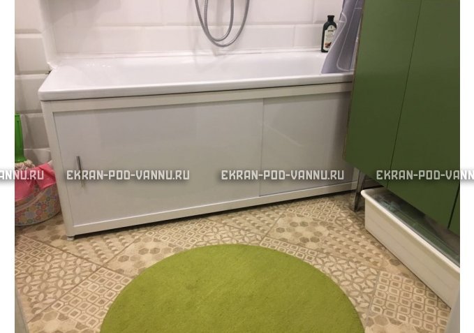 Раздвижной экран EUROPLEX Комфорт белый – купить по цене 6400 руб. в интернет-магазине в городе Саранск картинка 1