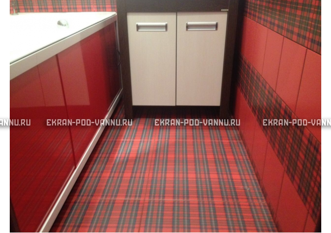 Экран раздвижной EUROPLEX Комфорт красный – купить по цене 6250 руб. в интернет-магазине в городе Саранск картинка 3