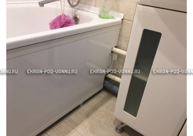 Экран под трубы EUROPLEX Универсал белый высокий – купить по цене 6550 руб. в интернет-магазине в городе Саранск картинка 1