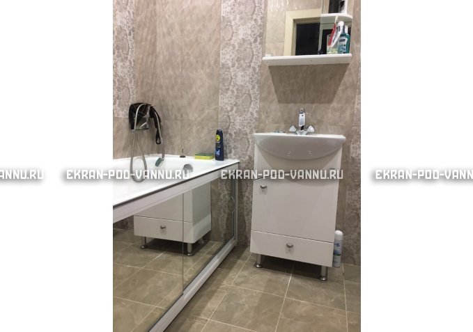 Раздвижной экран EUROPLEX Роликс Зеркальный – купить по цене 9700 руб. в интернет-магазине в городе Саранск картинка 5