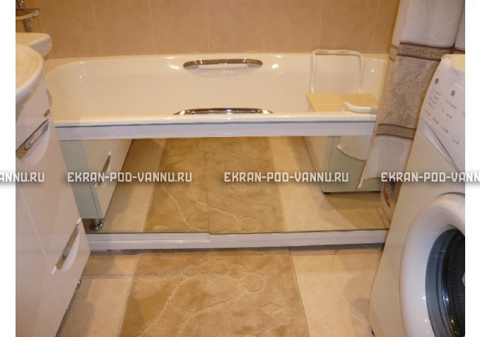 Раздвижной экран EUROPLEX Роликс Зеркальный – купить по цене 9700 руб. в интернет-магазине в городе Саранск картинка 3
