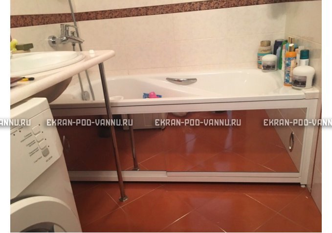 Раздвижной экран EUROPLEX Роликс Зеркальный – купить по цене 9700 руб. в интернет-магазине в городе Саранск картинка 10
