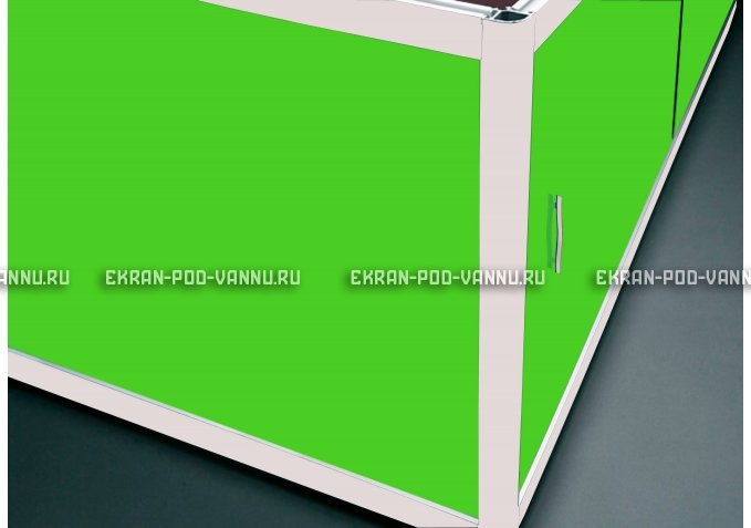 Торцевой экран EUROPLEX Комфорт салатовый – купить по цене 8760 руб. в интернет-магазине в городе Саранск картинка 1