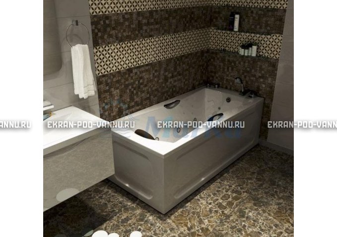 Акриловая ванна 1MarKa Agora 170x75 – купить по цене 13330 руб. в интернет-магазине в городе Саранск картинка 5