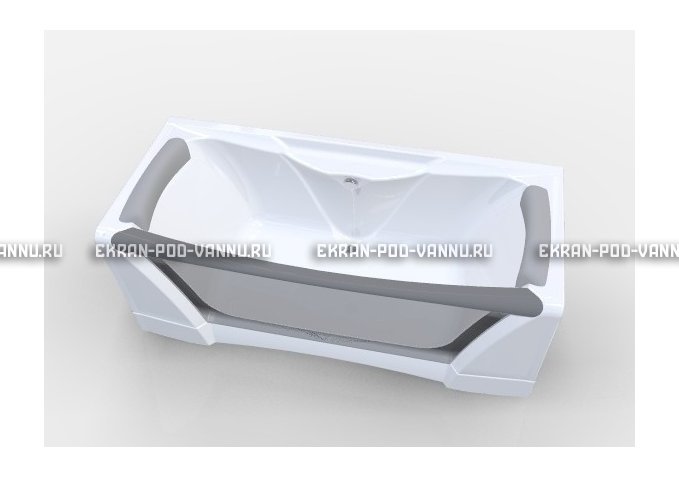 Прозрачная ванна 1MarKa Dolce Vita 180x80 – купить по цене 43200 руб. в интернет-магазине в городе Саранск картинка 2