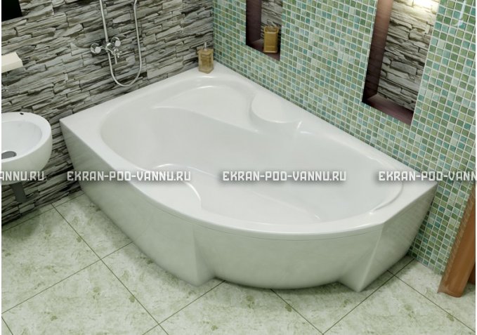 Акриловая ванна Vayer Azalia 160x105 – купить по цене 28220 руб. в интернет-магазине в городе Саранск картинка 1