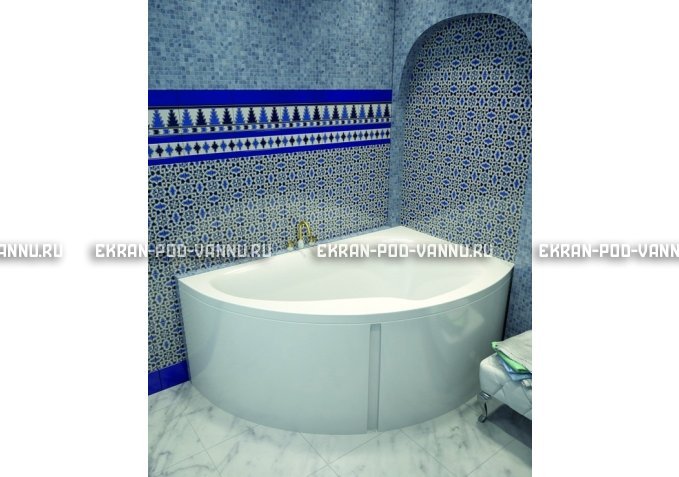 Акриловая ванна Vayer Ismena 160x105 – купить по цене 28350 руб. в интернет-магазине в городе Саранск картинка 1