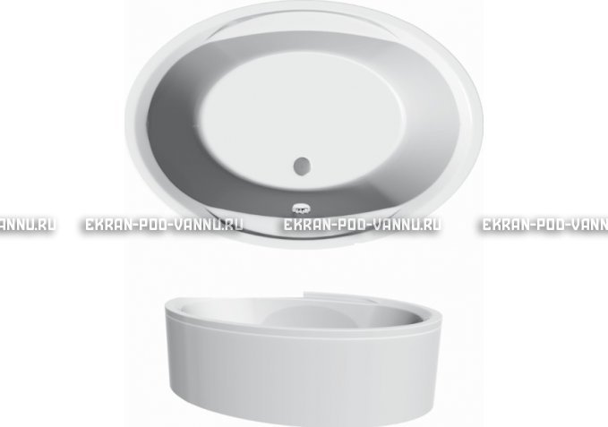 Акриловая ванна Vayer Opal 180x120 – купить по цене 33850 руб. в интернет-магазине в городе Саранск картинка 3