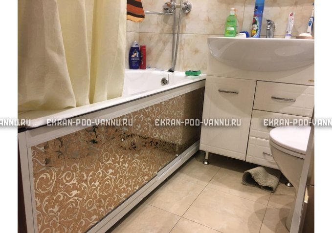 Раздвижной экран EUROPLEX Роликс Золото – купить по цене 12500 руб. в интернет-магазине в городе Саранск картинка 1
