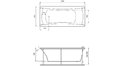 Акриловая ванна Relisan Loara 180x80 – купить по цене 23580 руб. в интернет-магазине в городе Саранск картинка 17