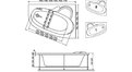 Акриловая ванна Relisan Ariadna 150x100 – купить по цене 25650 руб. в интернет-магазине в городе Саранск картинка 13