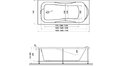 Акриловая ванна Relisan Elvira 150x75 – купить по цене 15260 руб. в интернет-магазине в городе Саранск картинка 13
