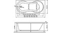 Акриловая ванна Relisan Lada 160x70 – купить по цене 14600 руб. в интернет-магазине в городе Саранск картинка 13