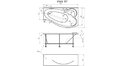 Акриловая ванна 1MarKa Gracia 160x95 – купить по цене 20300 руб. в интернет-магазине в городе Саранск картинка 17