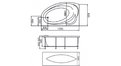 Акриловая ванна 1MarKa Julianna 170x100 – купить по цене 21320 руб. в интернет-магазине в городе Саранск картинка 13