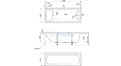 Акриловая ванна 1MarKa Modern 120x70 – купить по цене 7600 руб. в интернет-магазине в городе Саранск картинка 17