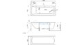 Акриловая ванна 1MarKa Modern 150x70 – купить по цене 9210 руб. в интернет-магазине в городе Саранск картинка 17