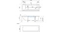Акриловая ванна 1MarKa Modern 160x70 – купить по цене 9410 руб. в интернет-магазине в городе Саранск картинка 21