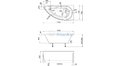 Акриловая ванна 1MarKa Piccolo 150х75 – купить по цене 11310 руб. в интернет-магазине в городе Саранск картинка 25