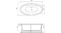 Акриловая ванна Vayer Beta 194x100 – купить по цене 56340 руб. в интернет-магазине в городе Саранск картинка 17