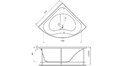 Акриловая ванна Vayer Gaja 150x150 – купить по цене 30350 руб. в интернет-магазине в городе Саранск картинка 20